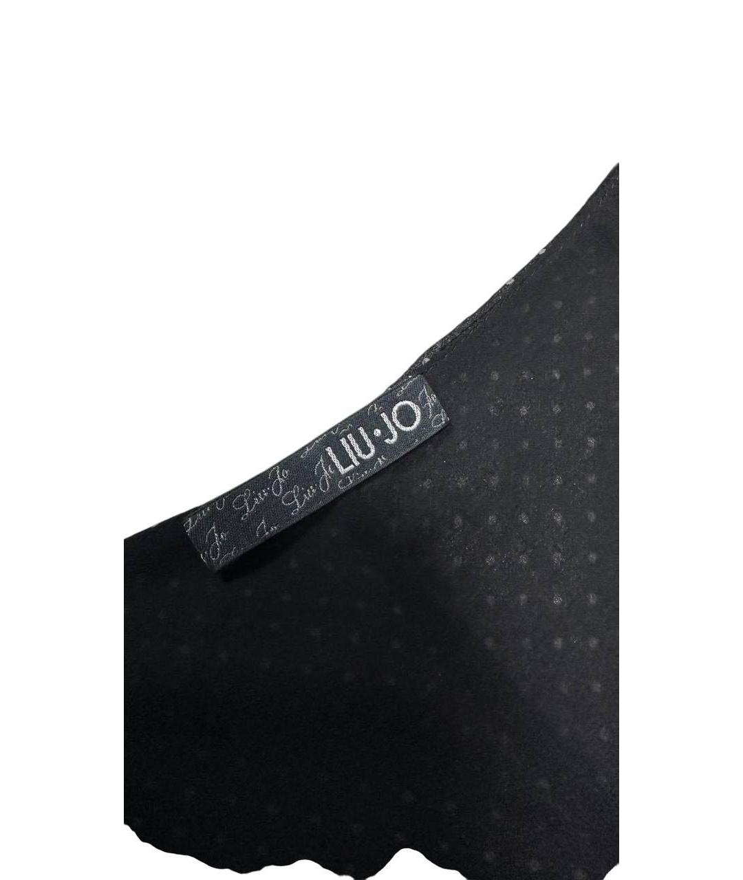 LIU JO Черное полиэстеровое повседневное платье, фото 3