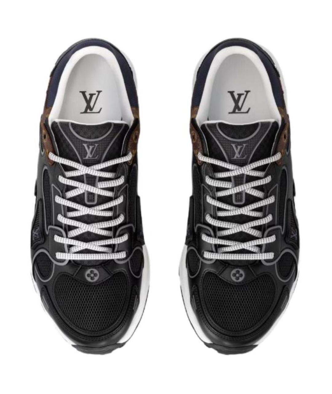 LOUIS VUITTON Черные кроссовки, фото 3