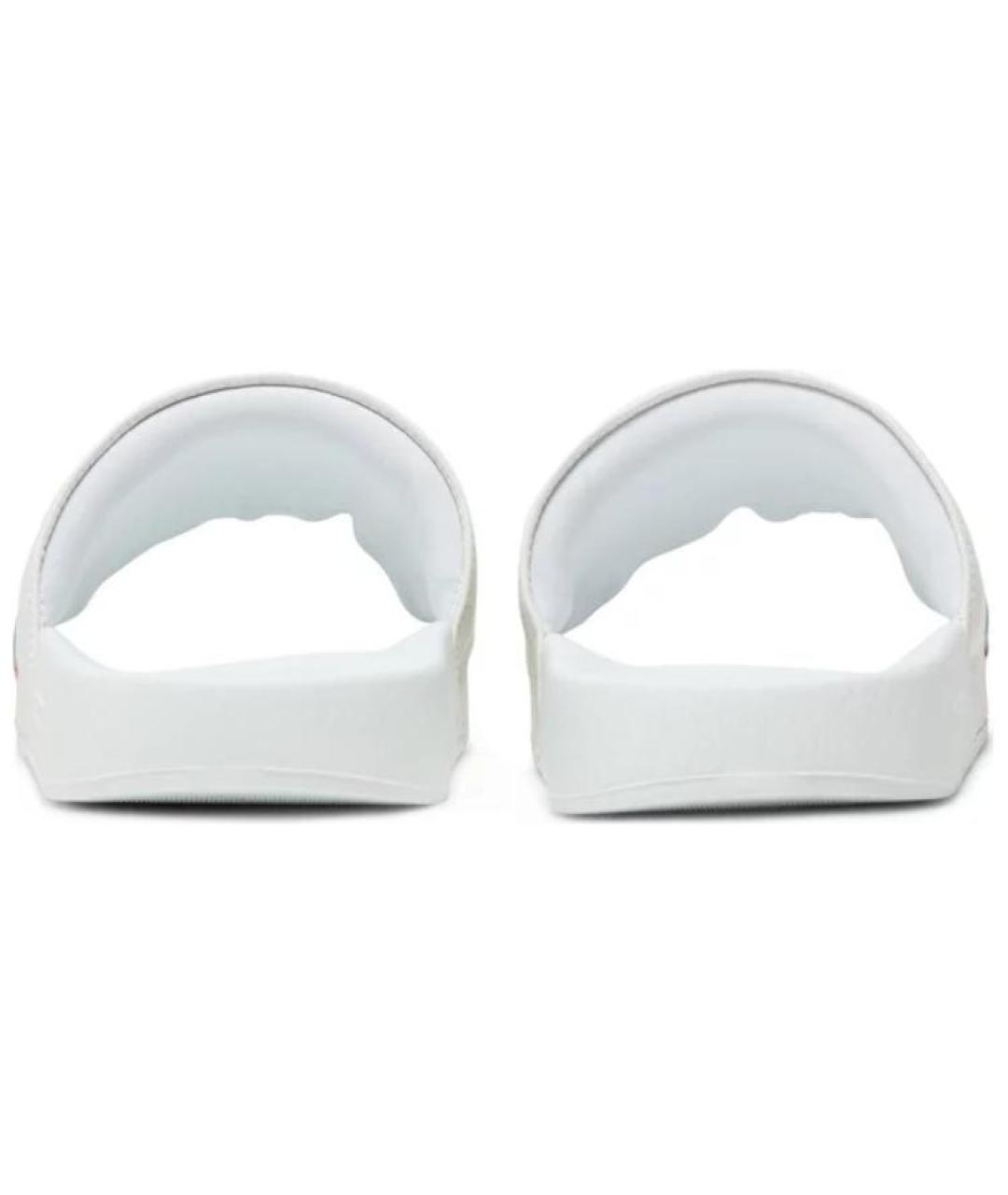 GUCCI Белые шлепанцы, фото 4