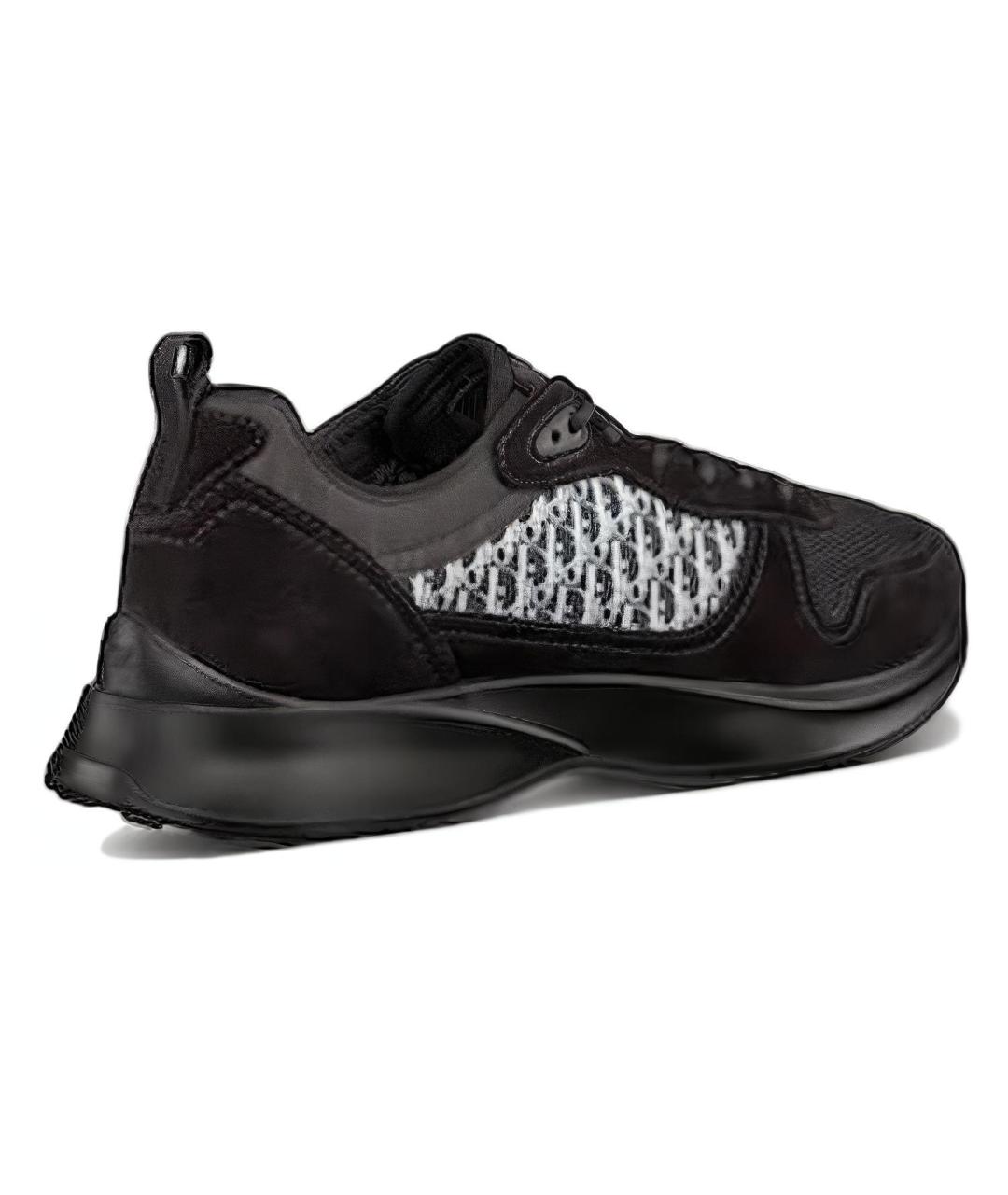 CHRISTIAN DIOR Черные замшевые высокие кроссовки / кеды, фото 4