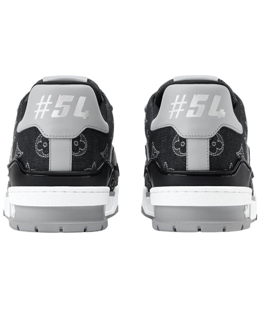 LOUIS VUITTON Черные низкие кроссовки / кеды, фото 5