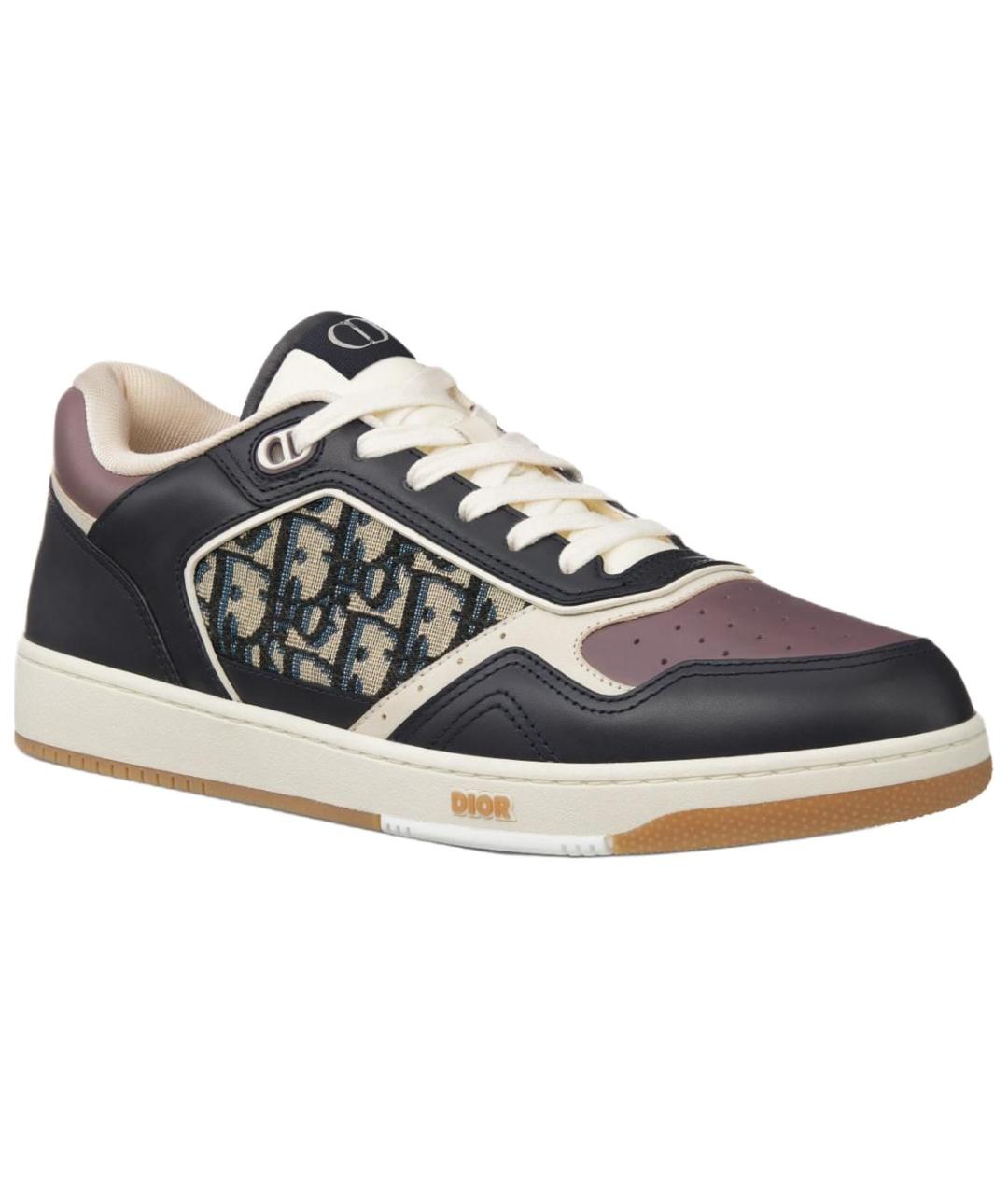 CHRISTIAN DIOR Мульти кожаные низкие кроссовки / кеды, фото 3