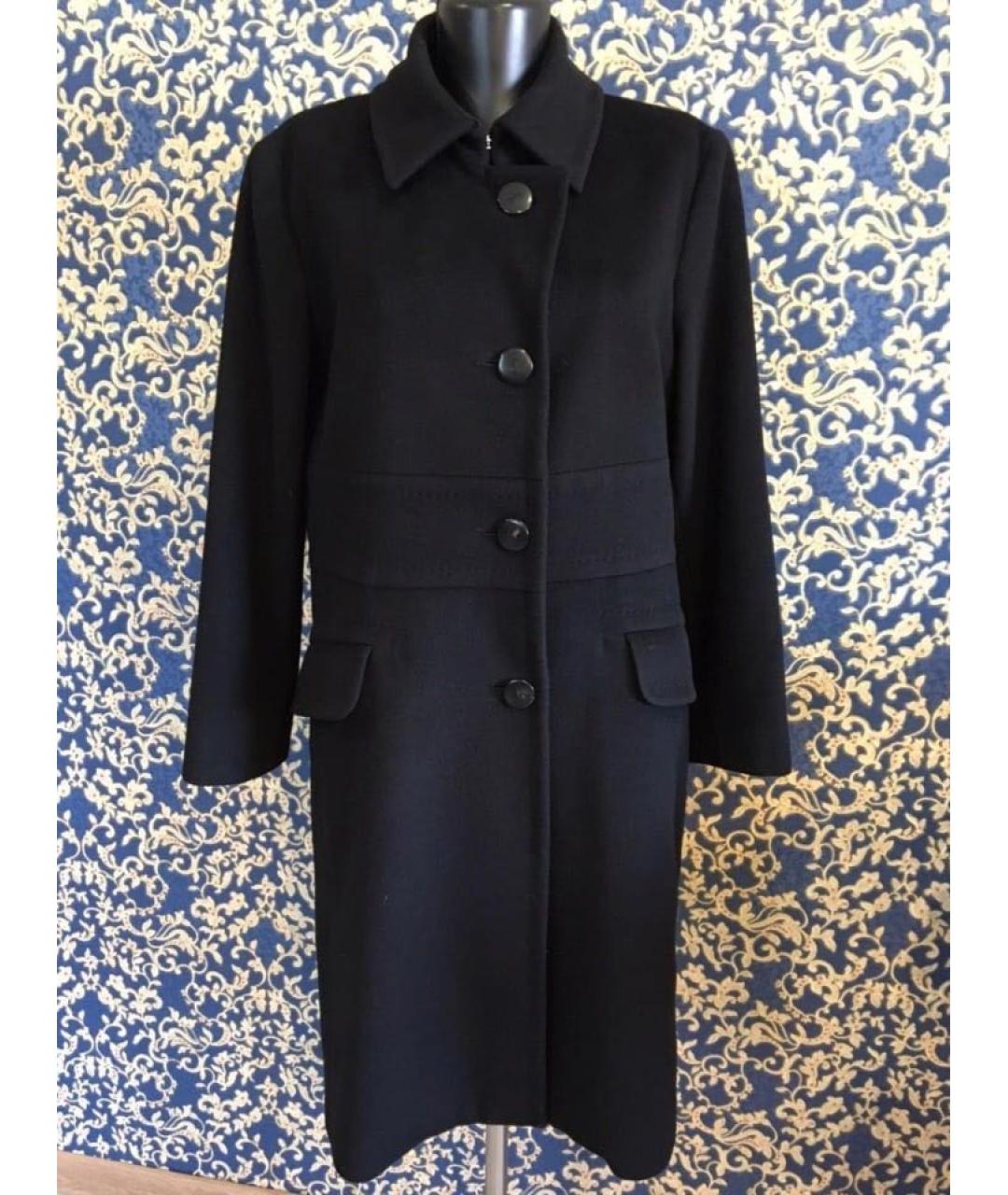 BOGNER Черное шерстяное пальто, фото 9