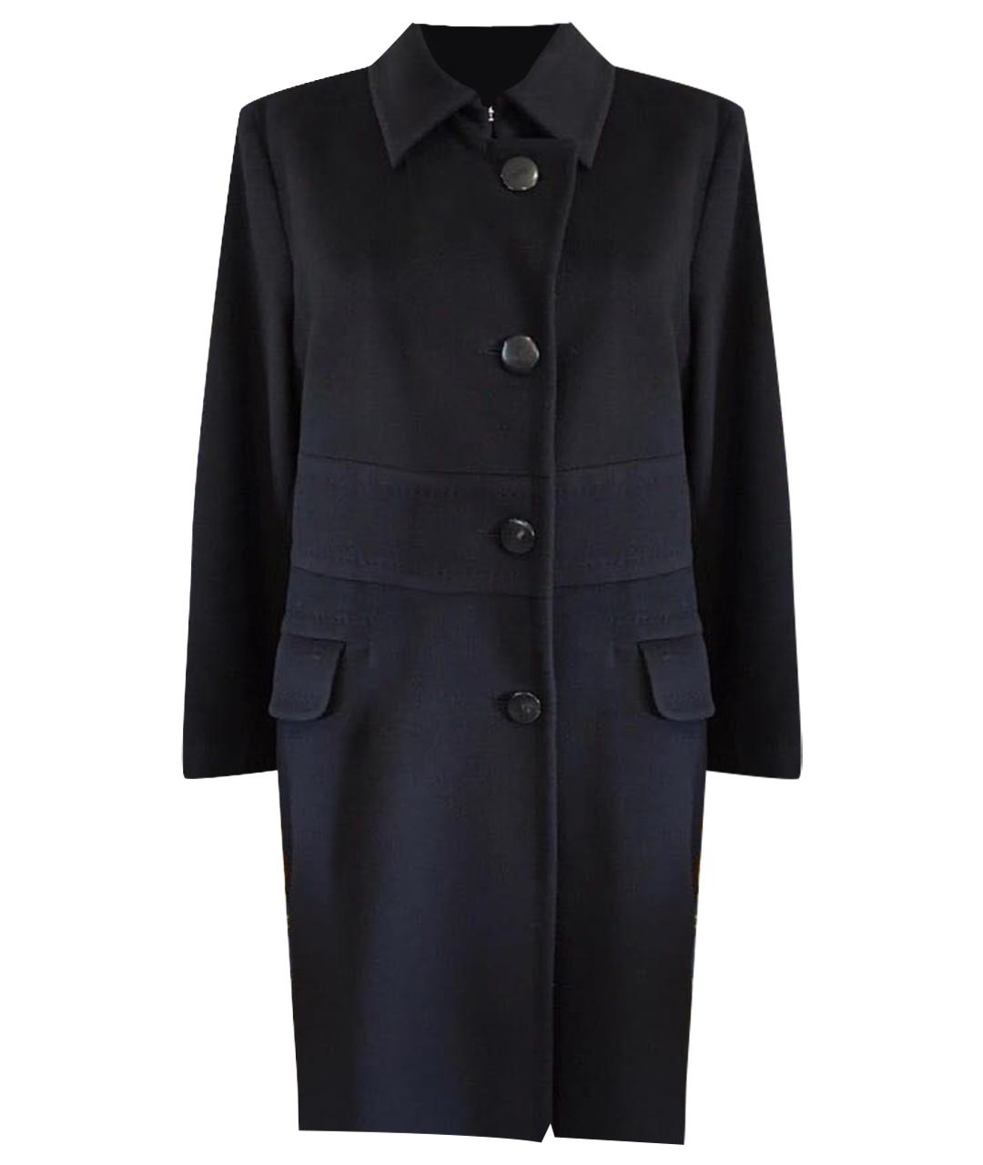 BOGNER Черное шерстяное пальто, фото 1