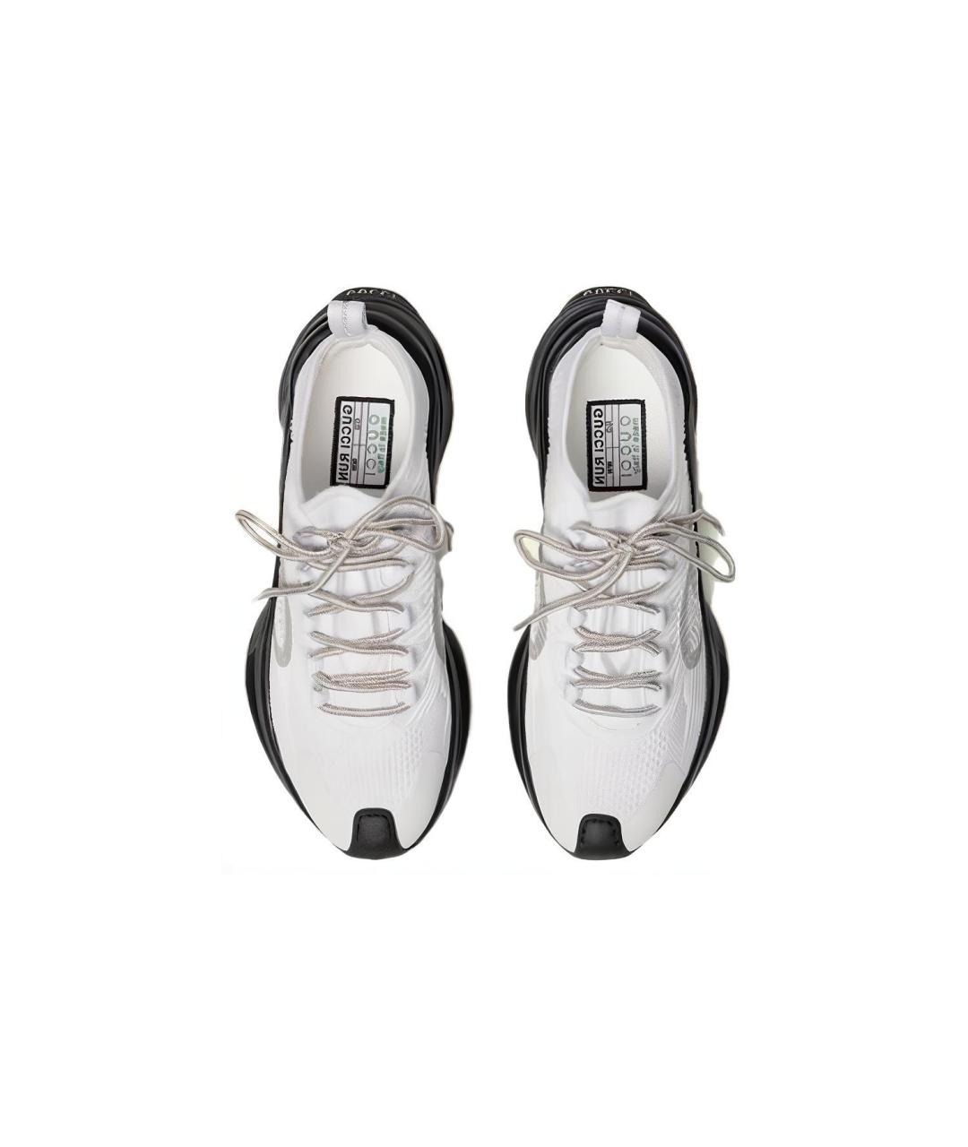 GUCCI Серые текстильные кроссовки, фото 3