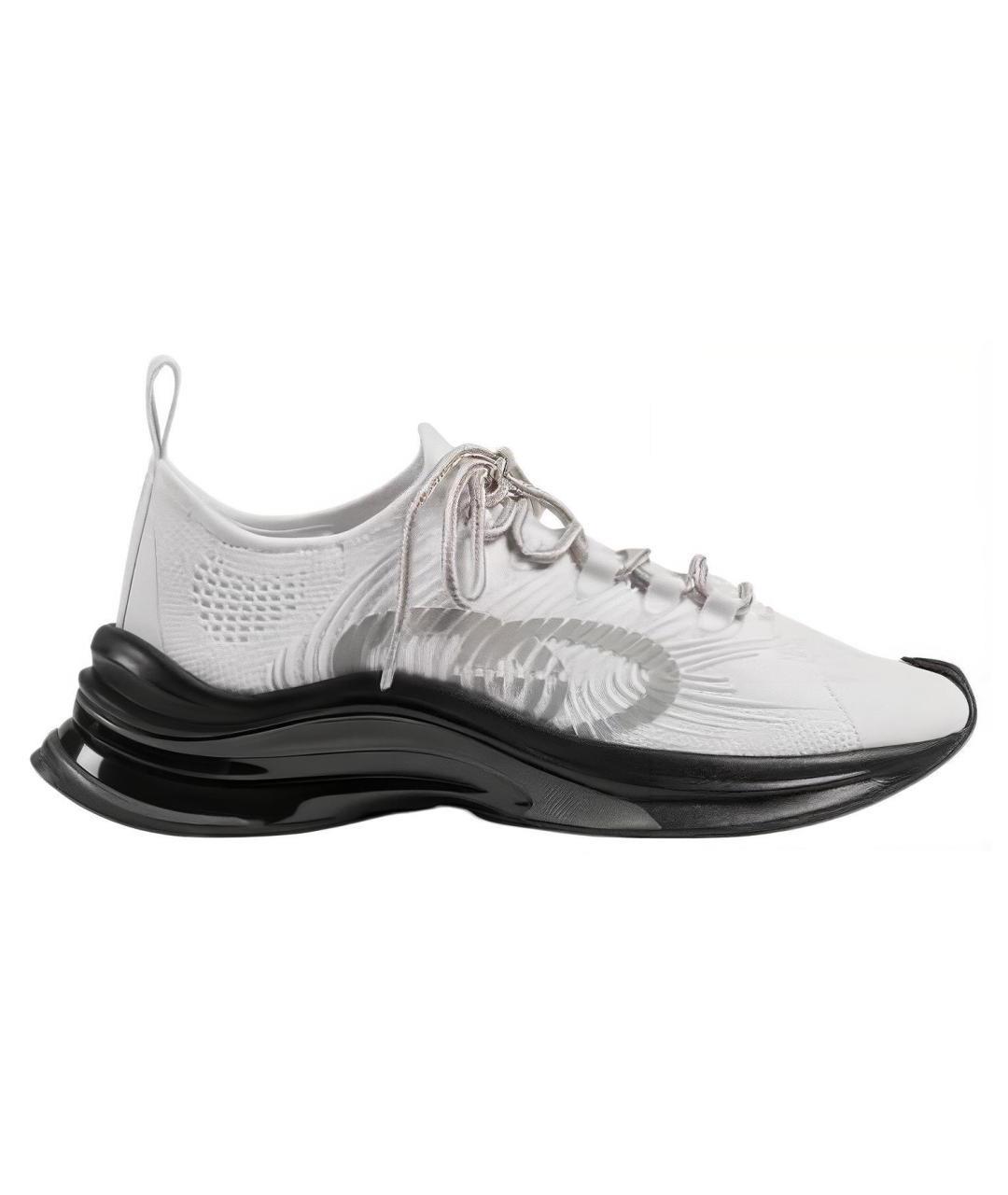 GUCCI Серые текстильные кроссовки, фото 1