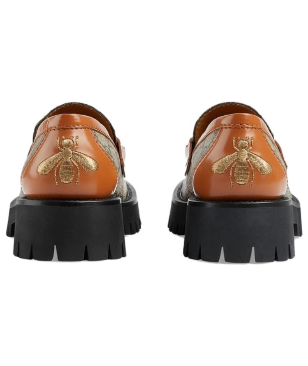 GUCCI Коричневые лоферы, фото 5