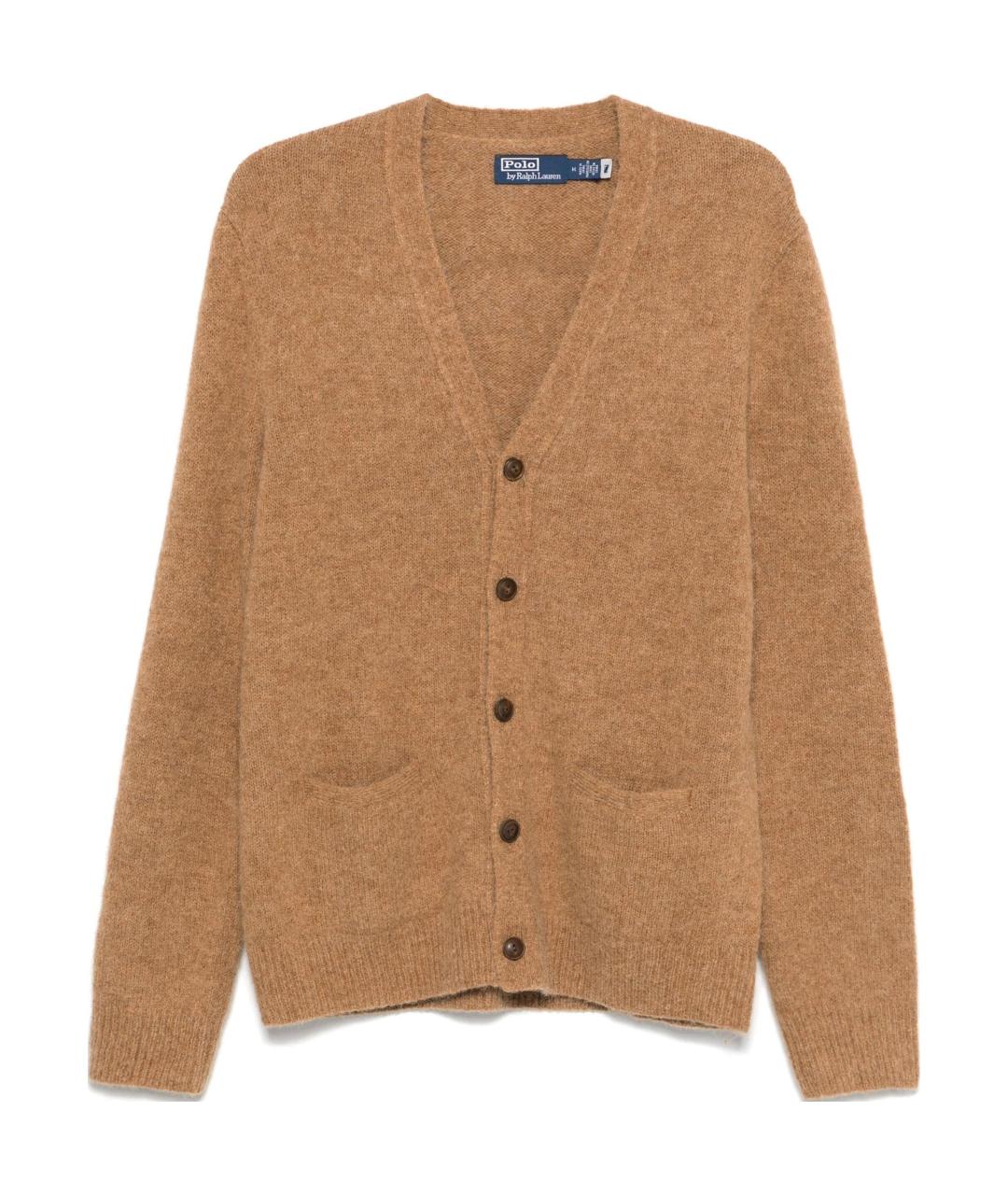 POLO RALPH LAUREN Коричневый джемпер / свитер, фото 1