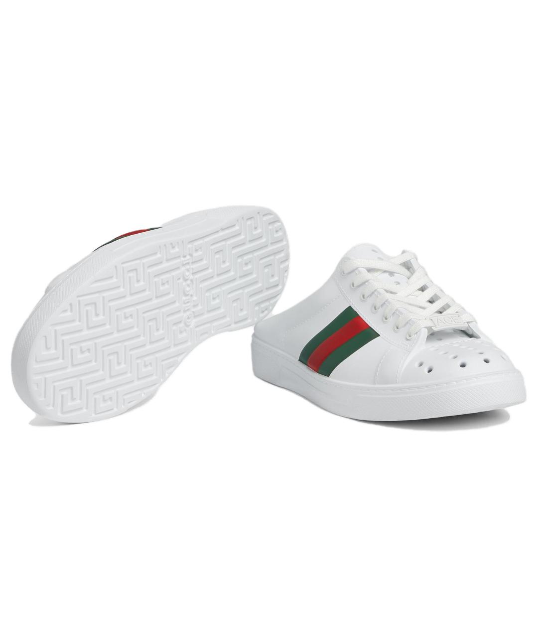 GUCCI Белые мюли, фото 6