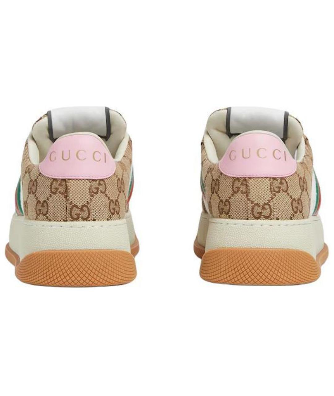 GUCCI Бежевые кроссовки, фото 4