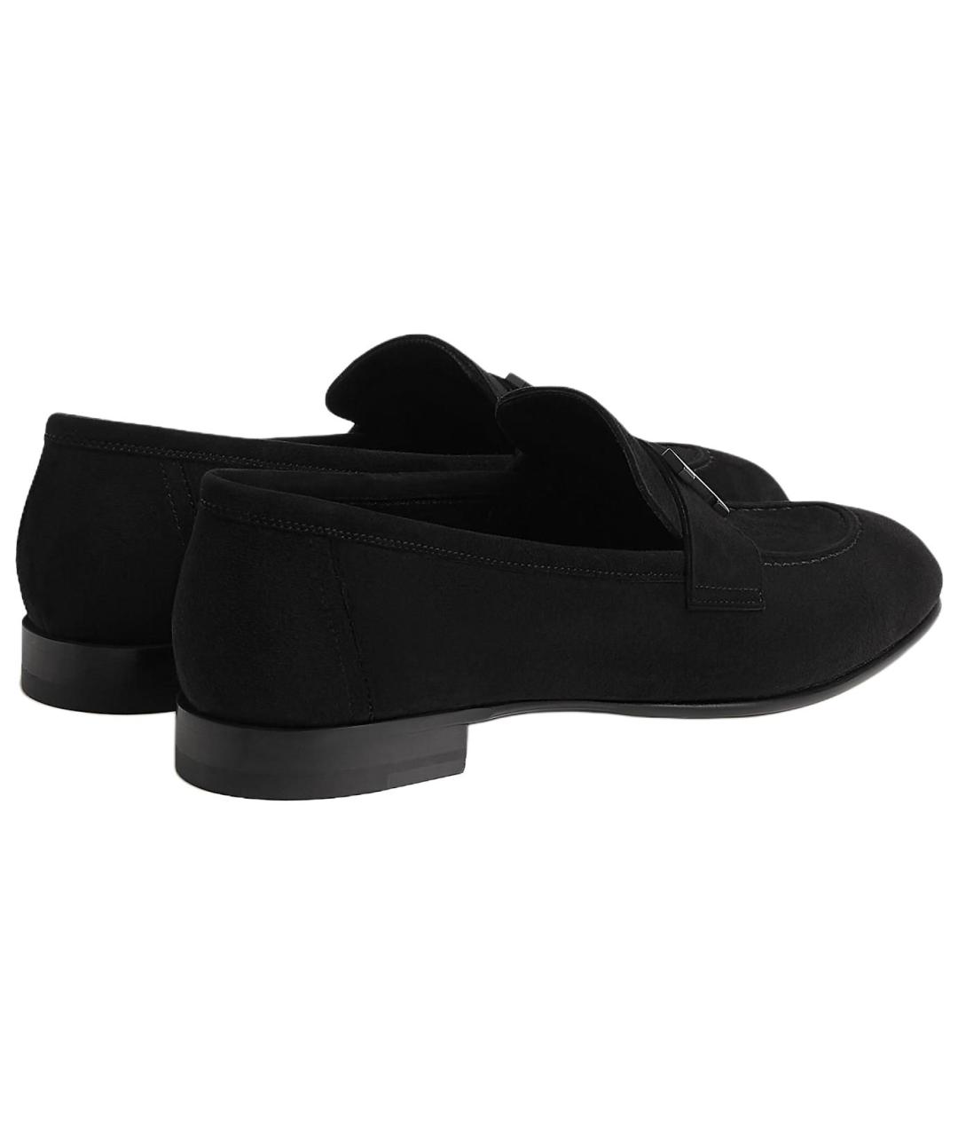 HERMES Черные лоферы, фото 3