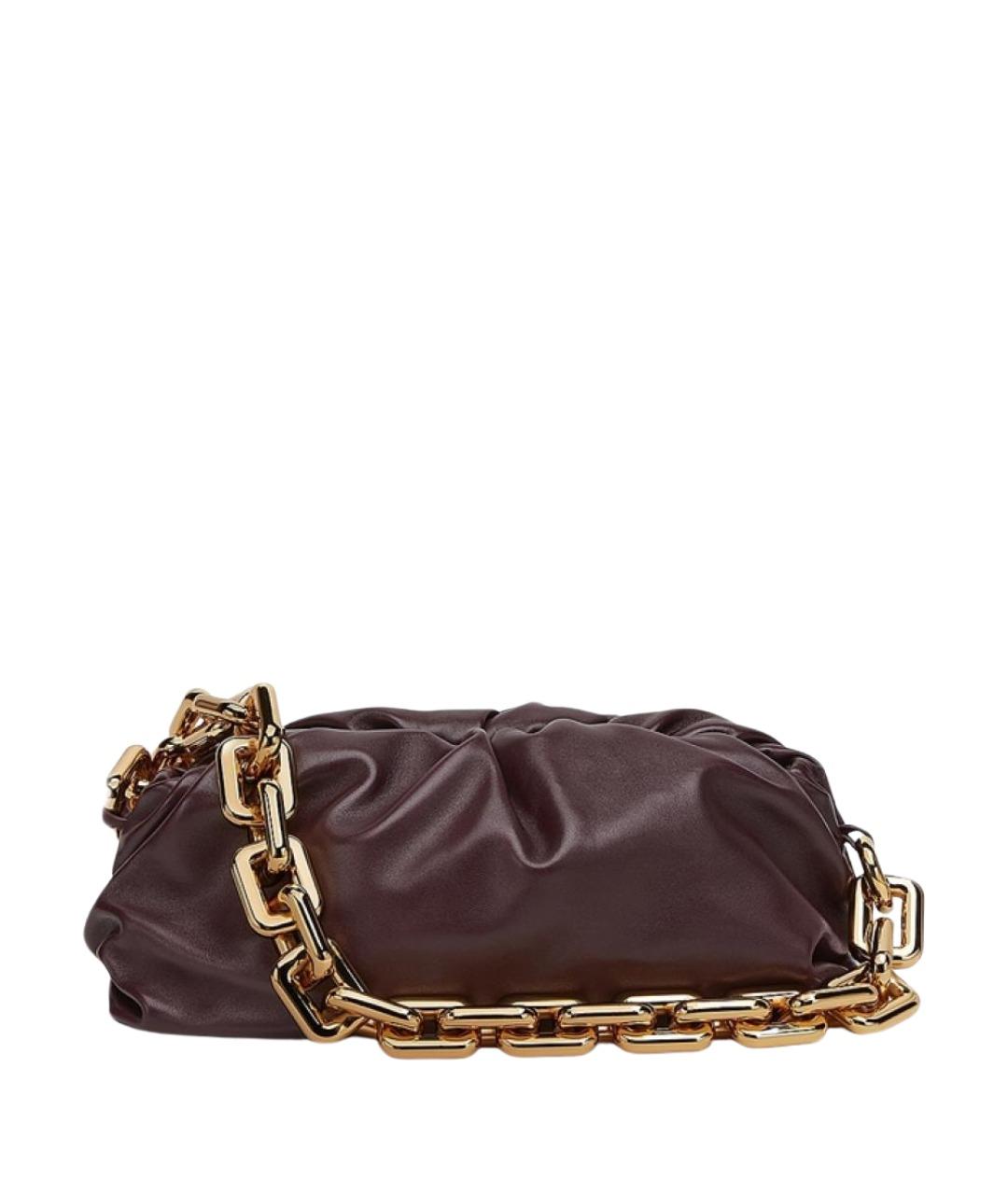 BOTTEGA VENETA Коричневая кожаная сумка через плечо, фото 1