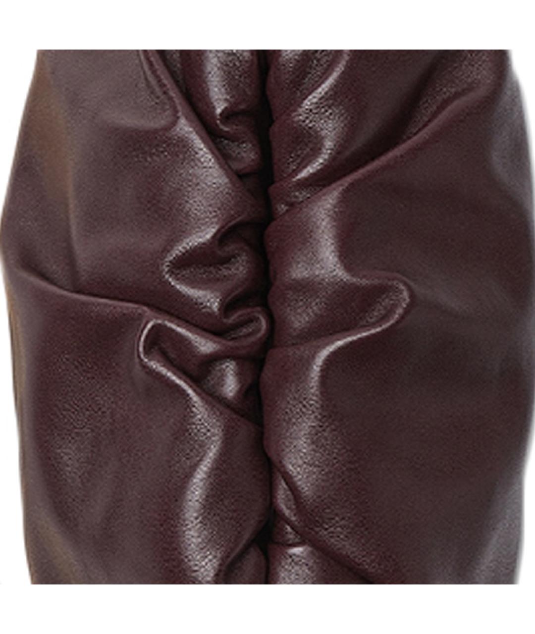 BOTTEGA VENETA Коричневая кожаная сумка через плечо, фото 4