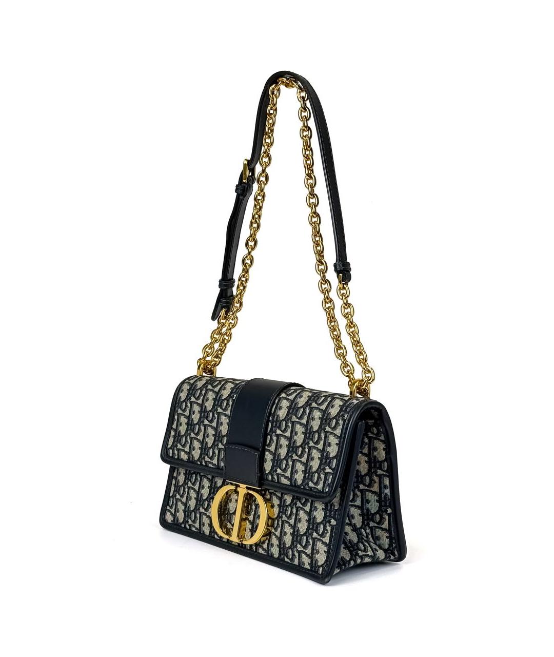 CHRISTIAN DIOR Синяя сумка через плечо, фото 2