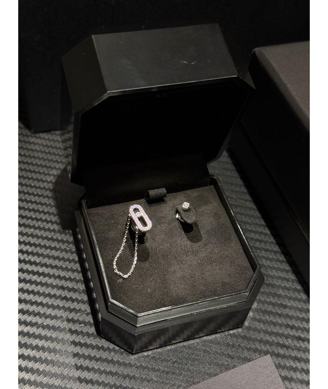 MESSIKA Серебряные серьги из белого золота, фото 3