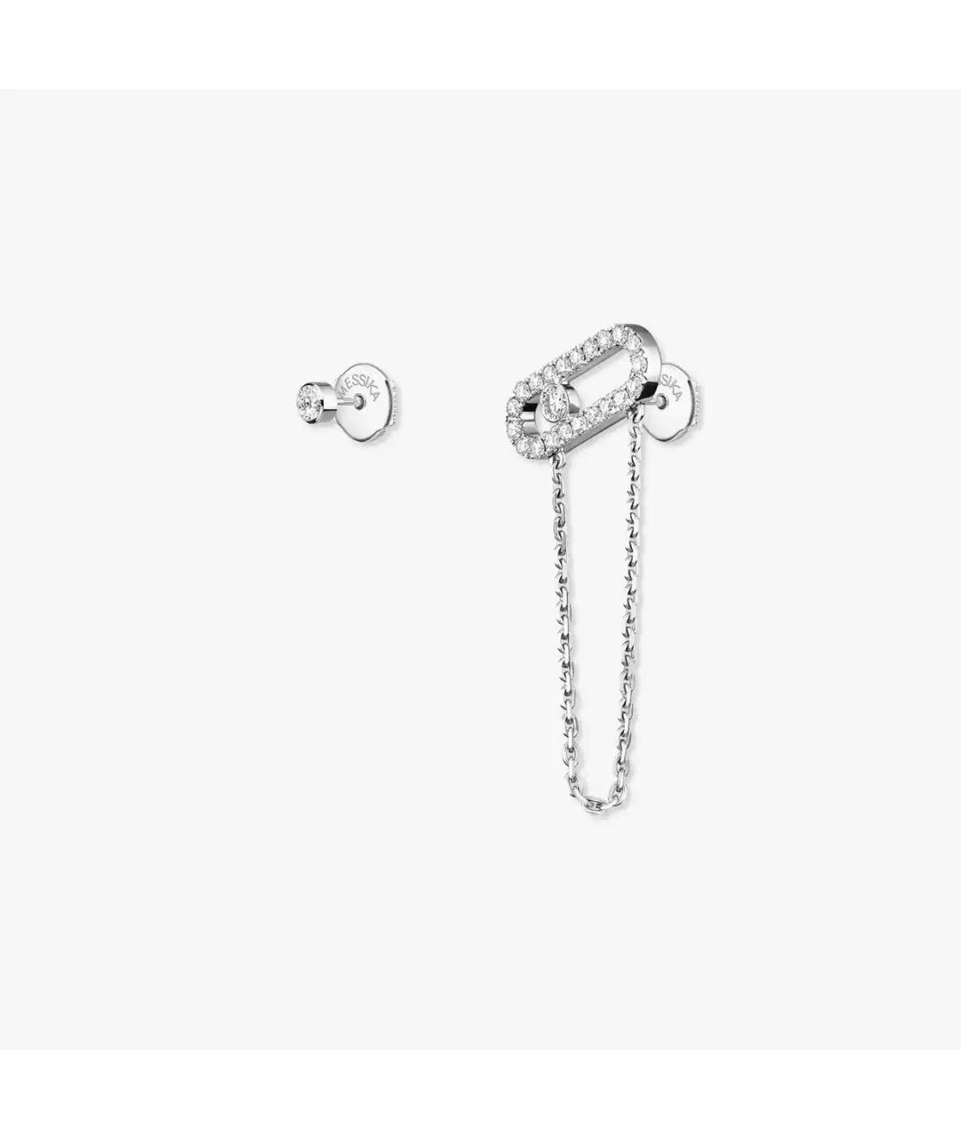 MESSIKA Серебряные серьги из белого золота, фото 6