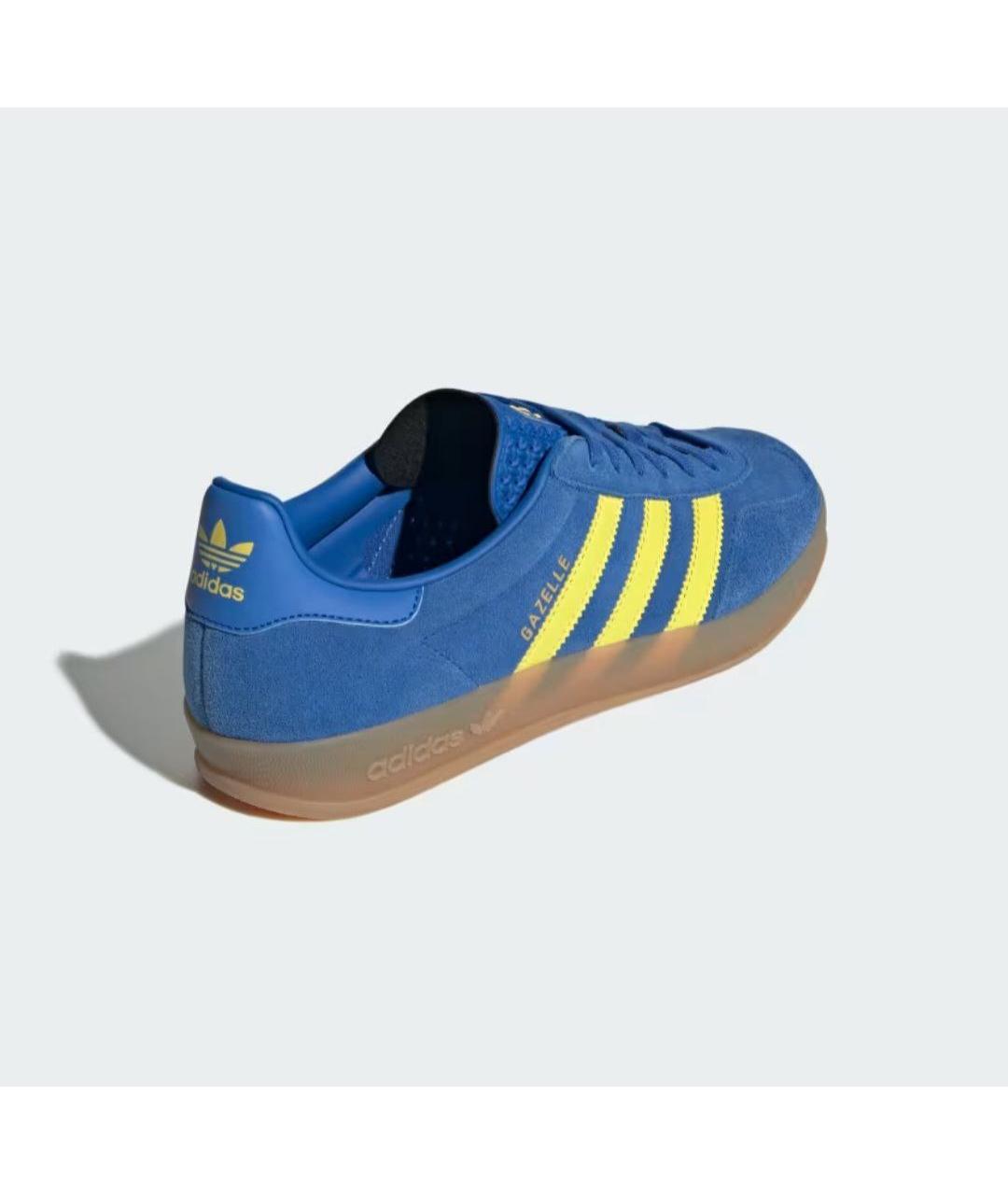 ADIDAS Синие замшевые кеды, фото 3
