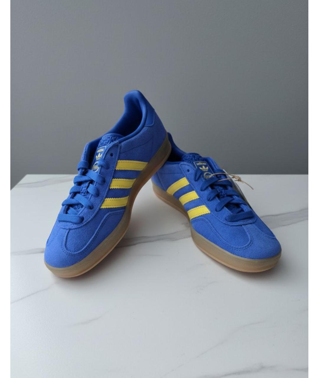 ADIDAS Синие замшевые кеды, фото 8