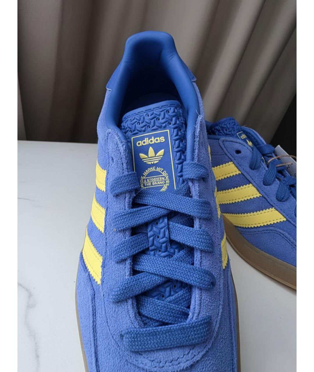 ADIDAS Синие замшевые кеды, фото 9