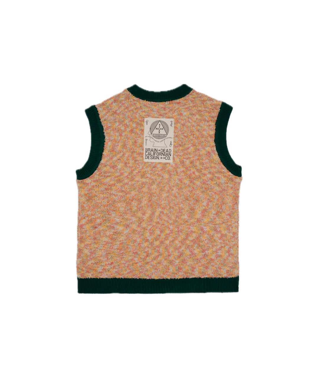 Brain Dead Коричневая полиэстеровая жилетка, фото 2