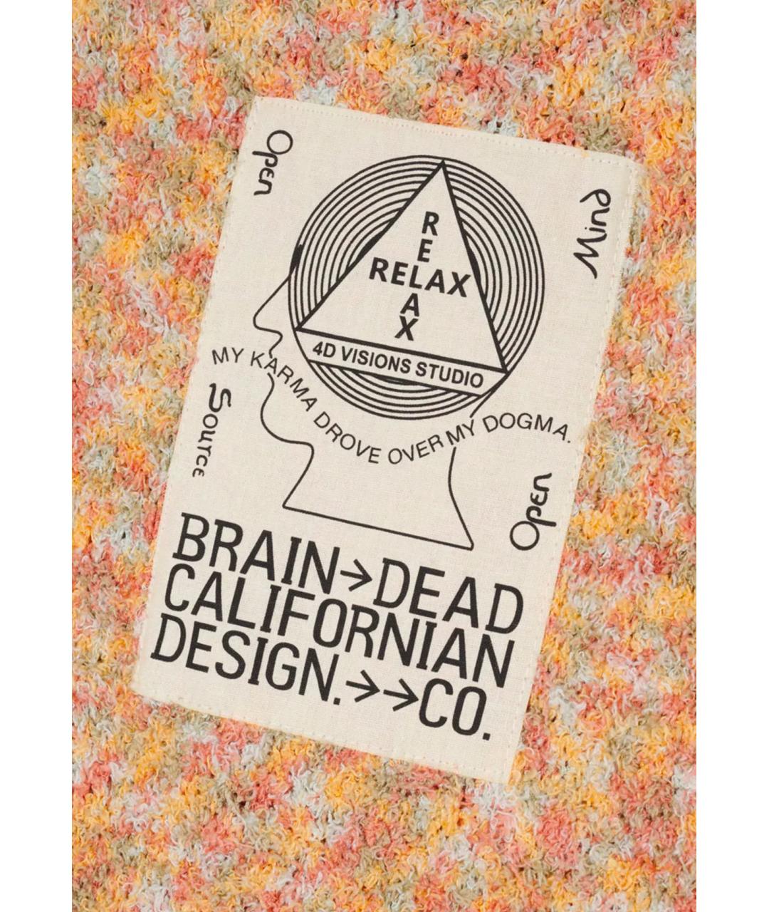 Brain Dead Коричневая полиэстеровая жилетка, фото 3
