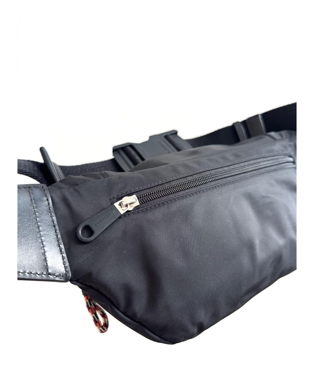 BURBERRY Черная поясная сумка, фото 2