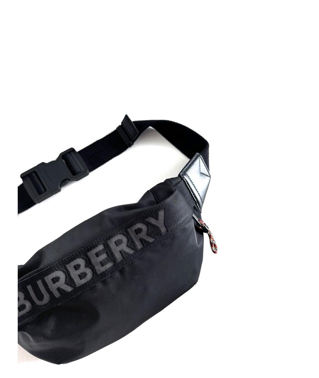 BURBERRY Черная поясная сумка, фото 7