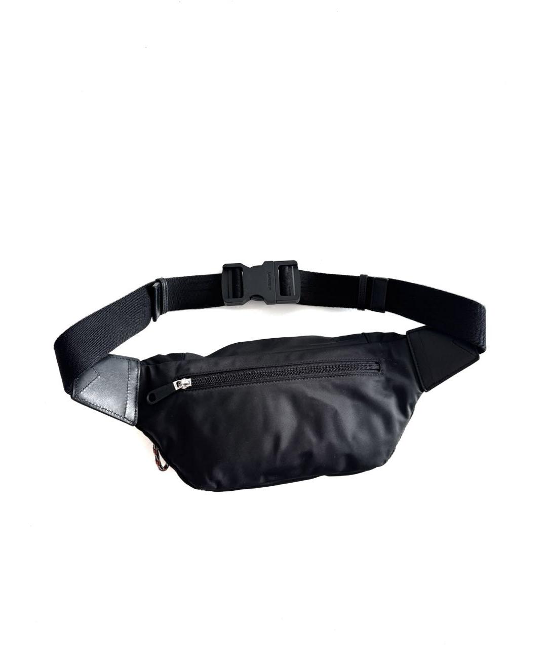 BURBERRY Черная поясная сумка, фото 4