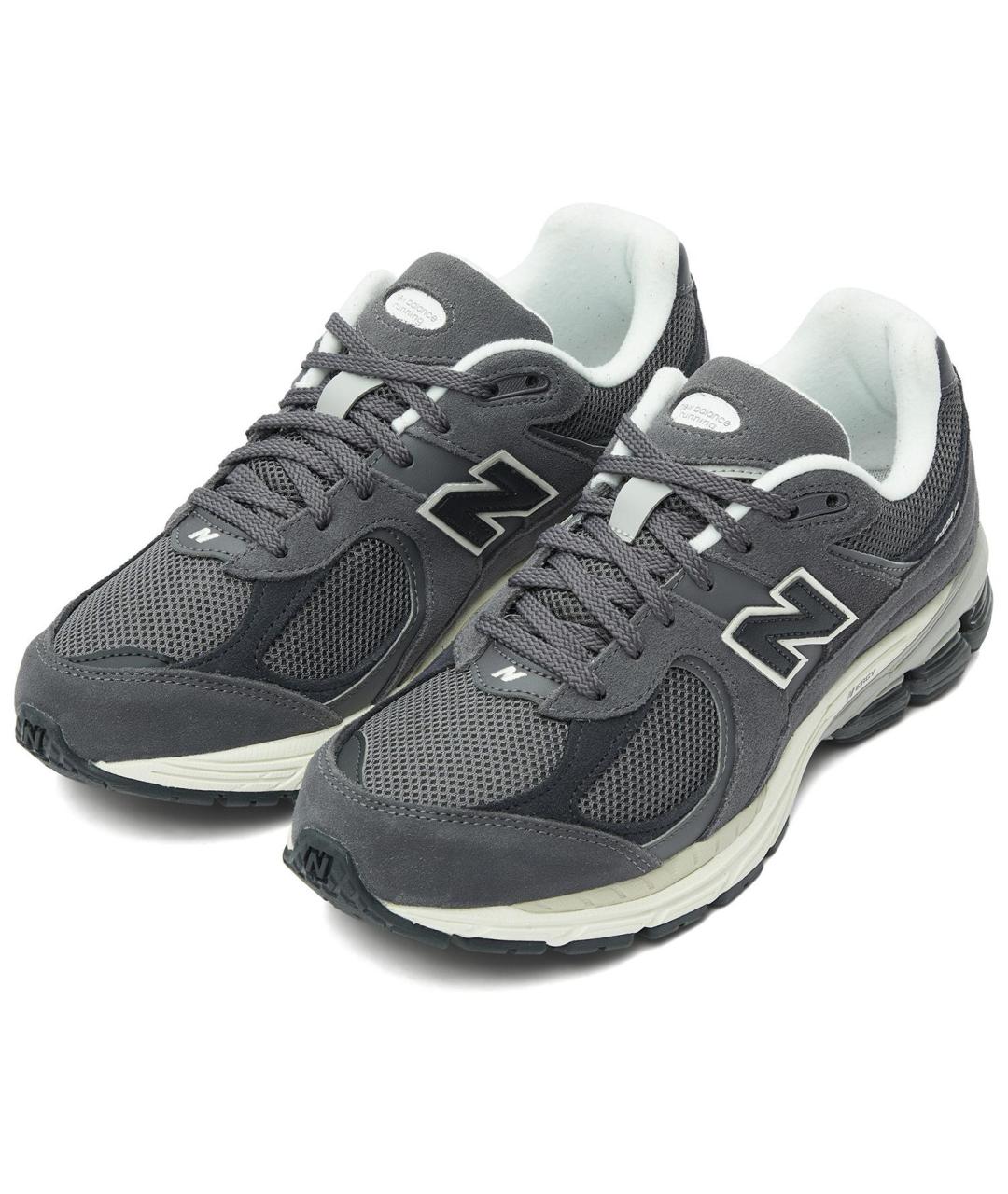 NEW BALANCE Серые замшевые кроссовки, фото 4
