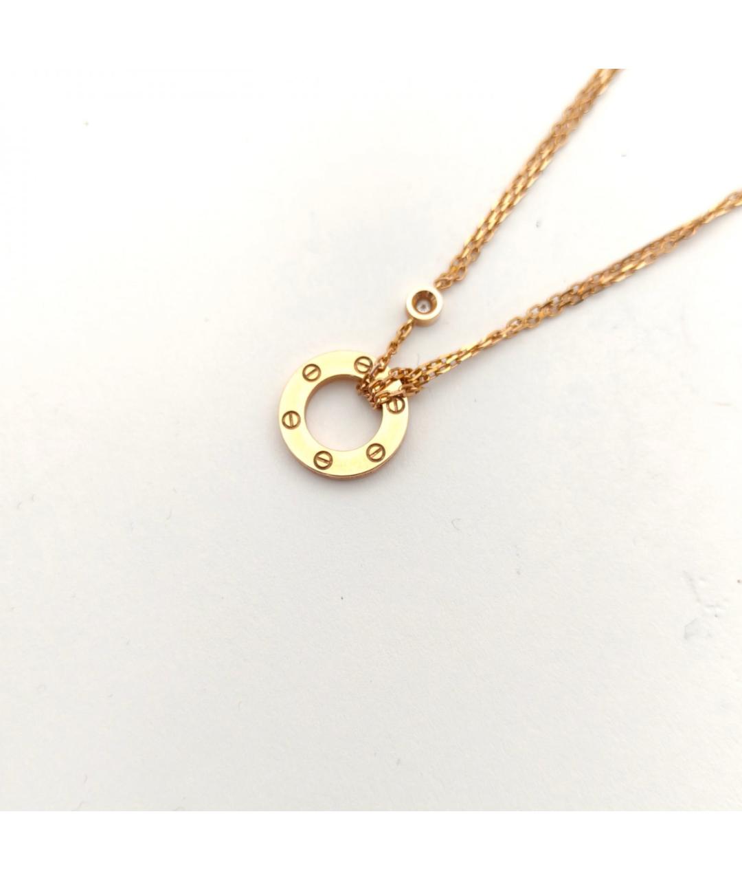 CARTIER Золотое колье из розового золота, фото 5