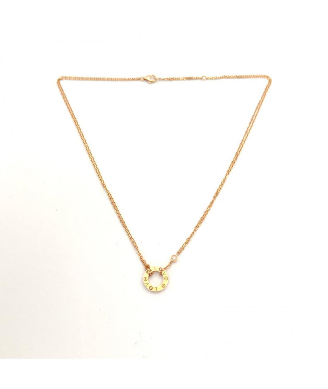 CARTIER Золотое колье из розового золота, фото 7