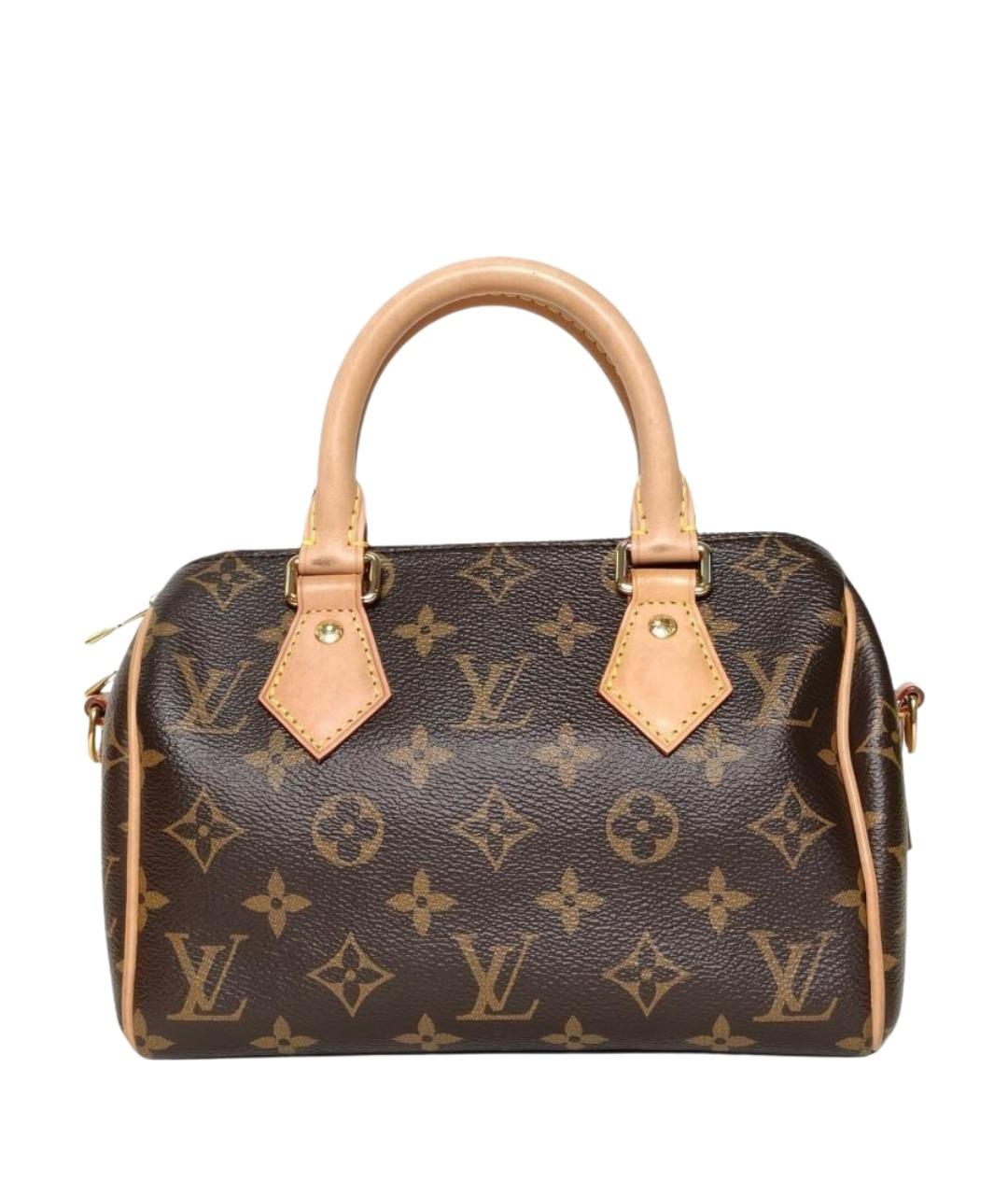 LOUIS VUITTON Коричневая сумка с короткими ручками, фото 1