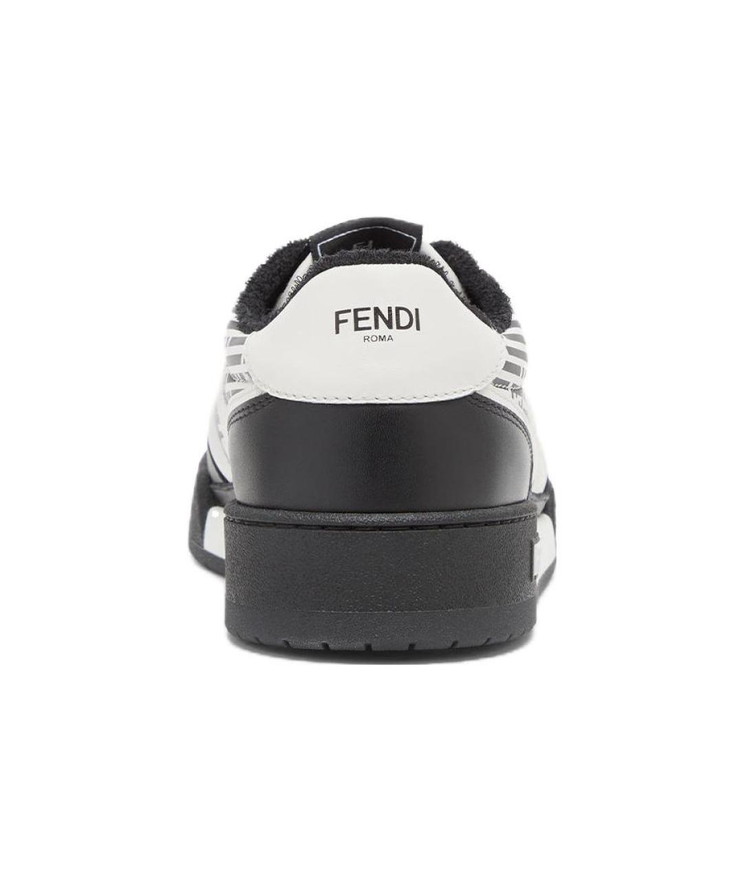 FENDI Мульти кожаные низкие кроссовки / кеды, фото 5