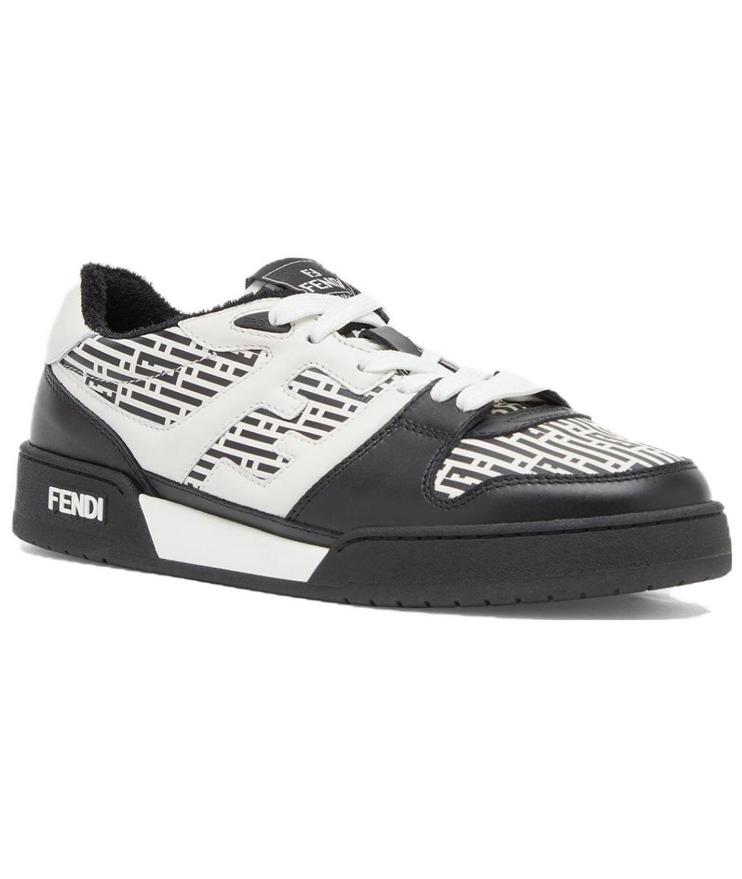 FENDI Мульти кожаные низкие кроссовки / кеды, фото 3