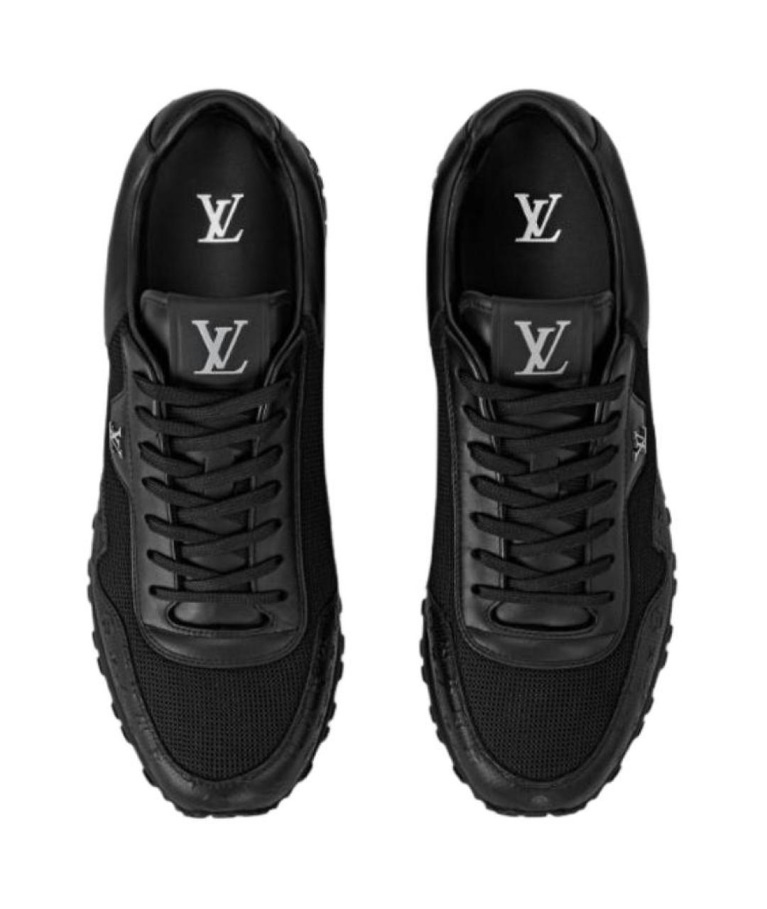 LOUIS VUITTON Черные низкие кроссовки / кеды, фото 4