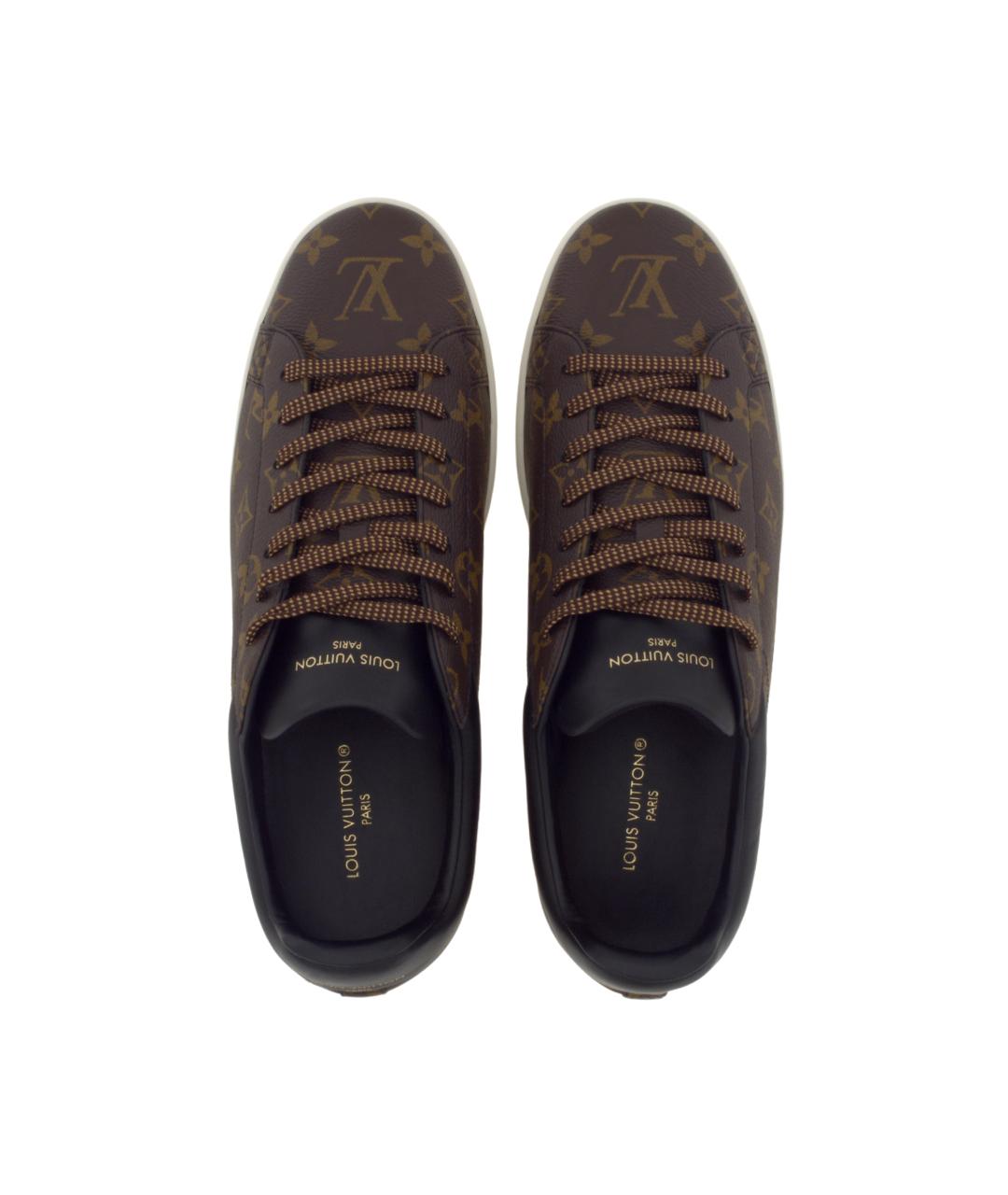 LOUIS VUITTON Коричневые низкие кроссовки / кеды, фото 4