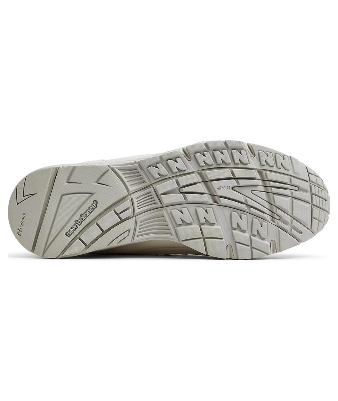 NEW BALANCE Серые кожаные высокие кроссовки / кеды, фото 5