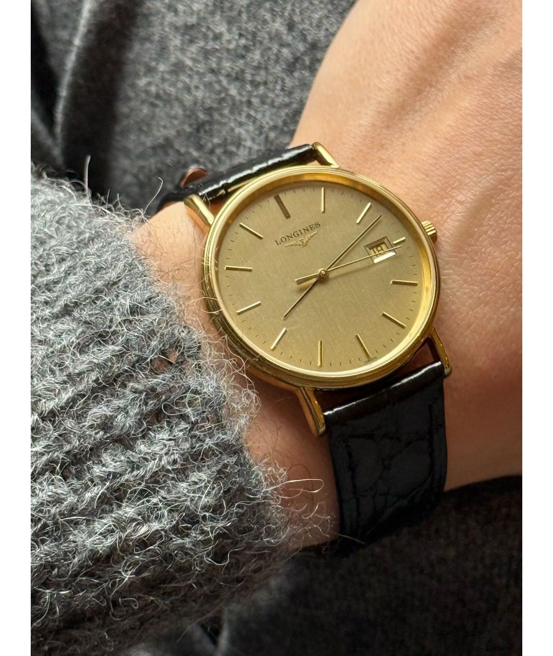 LONGINES Золотые позолоченные часы, фото 6