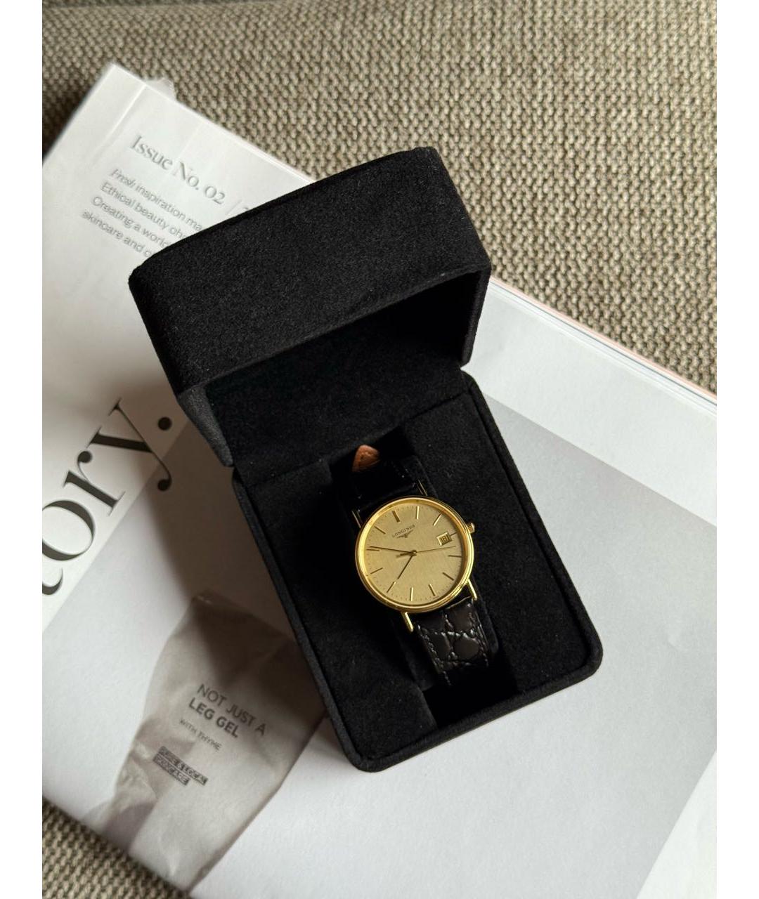 LONGINES Золотые позолоченные часы, фото 5