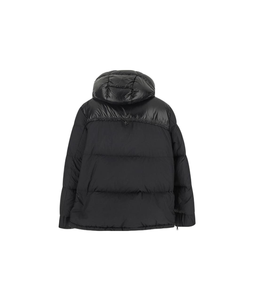 MONCLER Черный пуховик, фото 2
