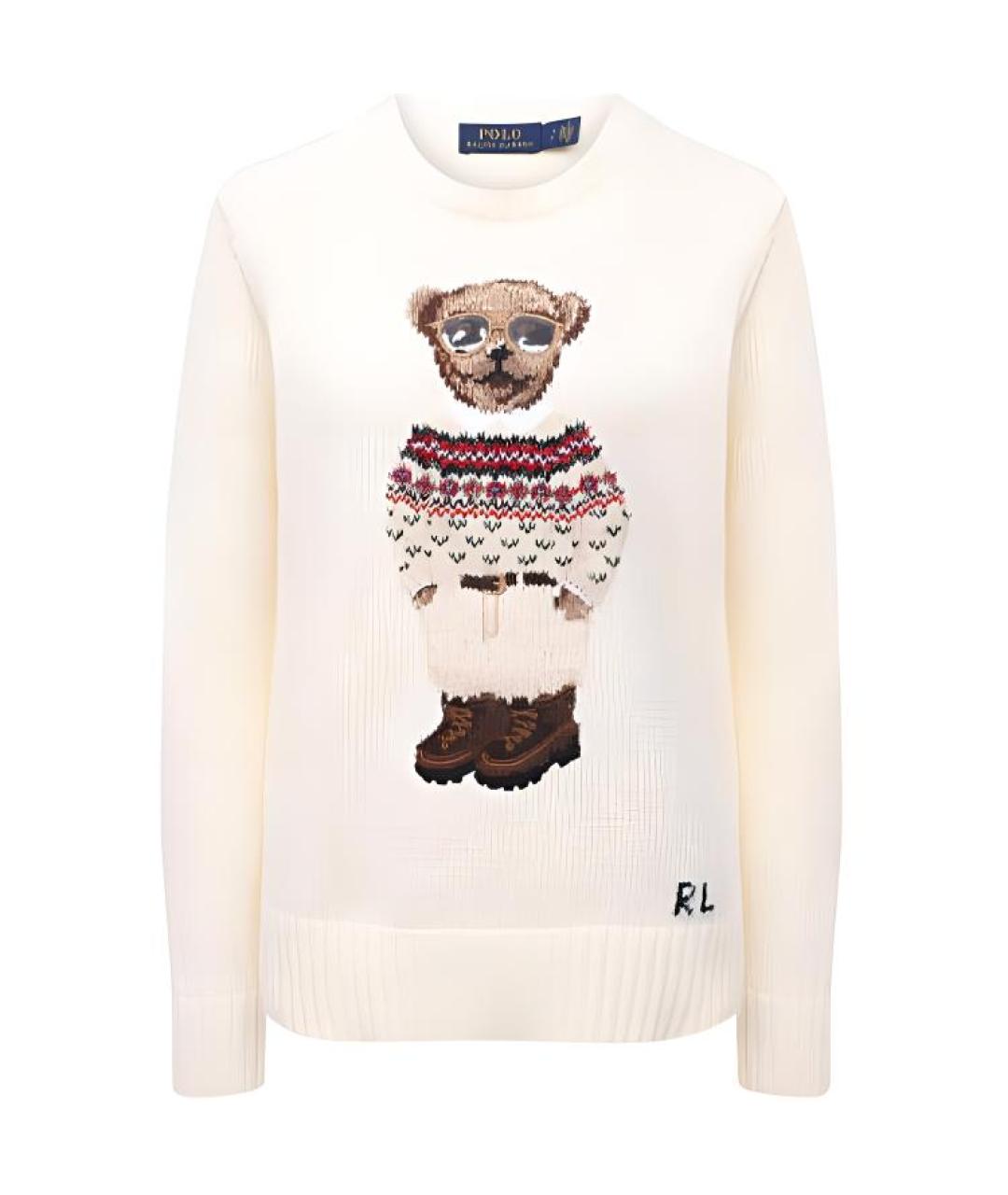 POLO RALPH LAUREN Белый джемпер / свитер, фото 1