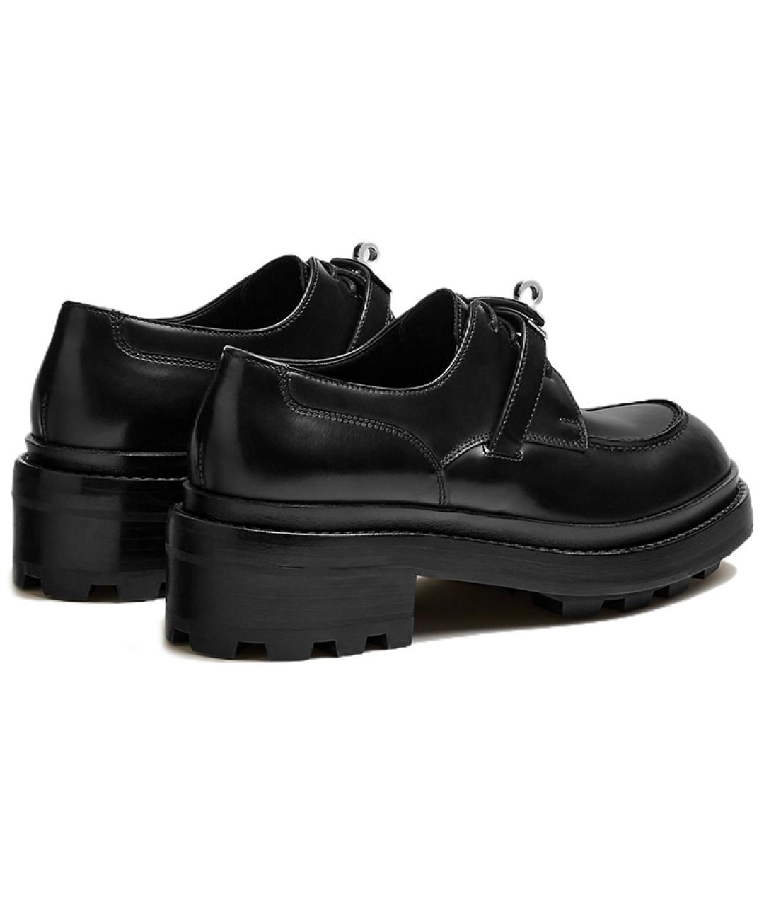 HERMES Черные кожаные ботинки, фото 3