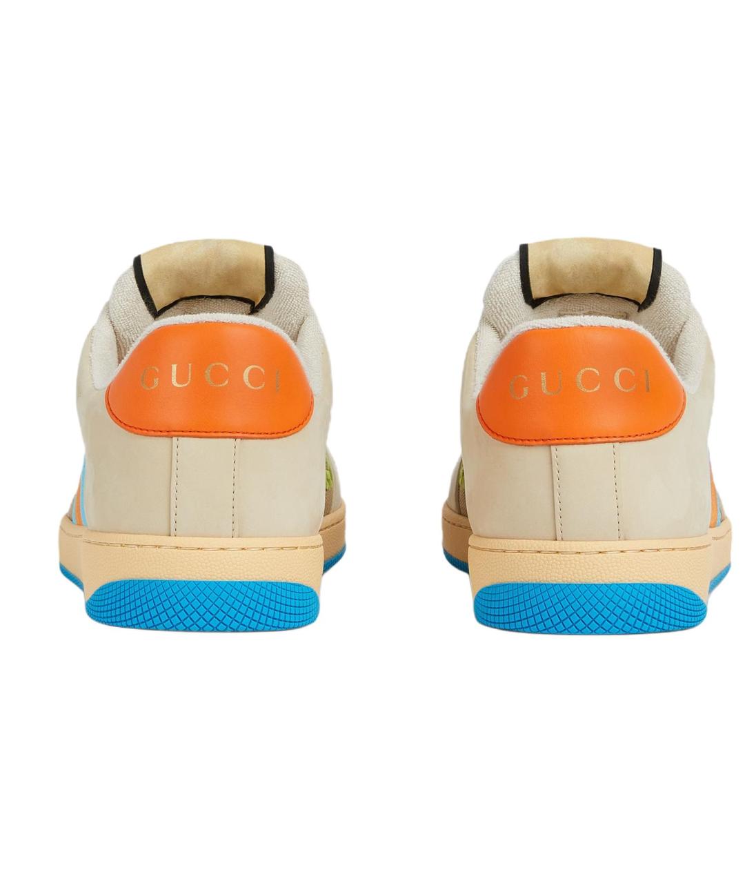 GUCCI Мульти низкие кроссовки / кеды, фото 5