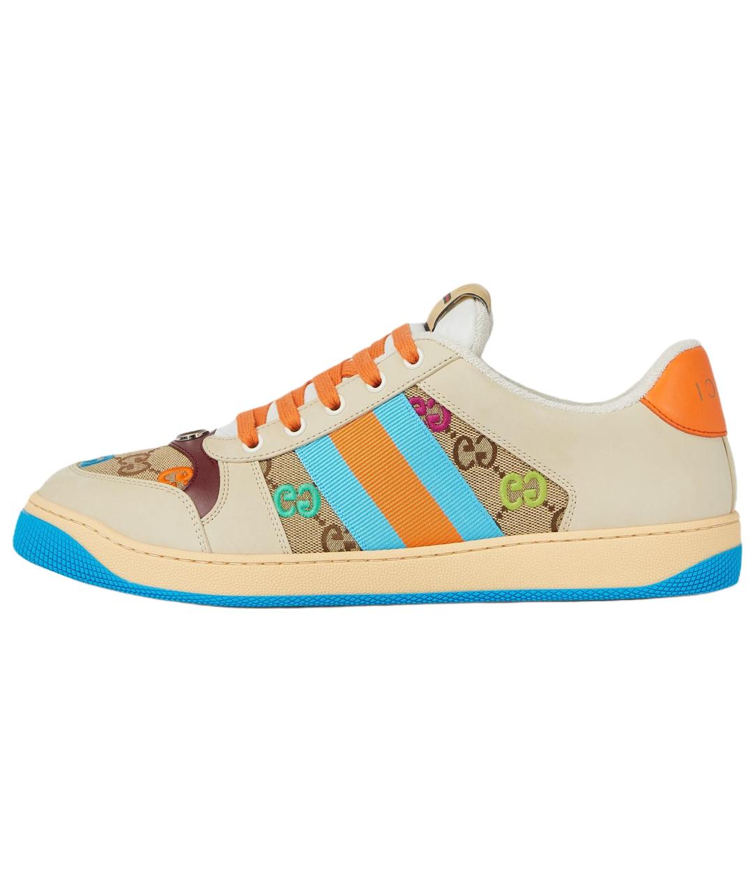 GUCCI Мульти низкие кроссовки / кеды, фото 2