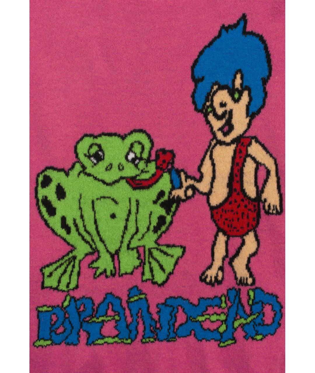 Brain Dead Фуксия синтетический джемпер / свитер, фото 4