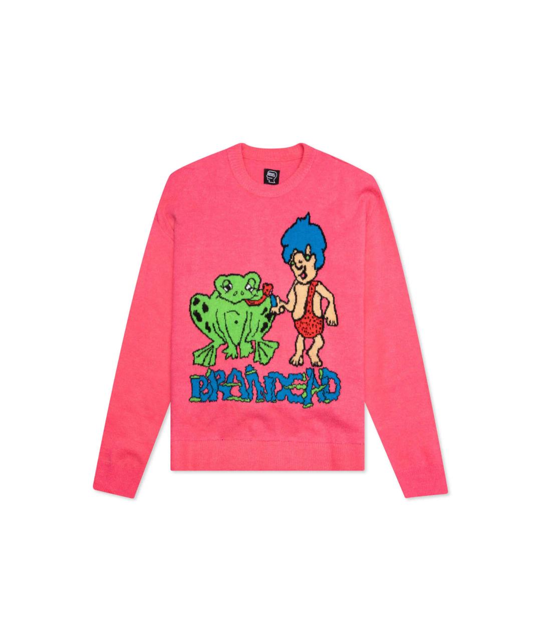 Brain Dead Фуксия синтетический джемпер / свитер, фото 5