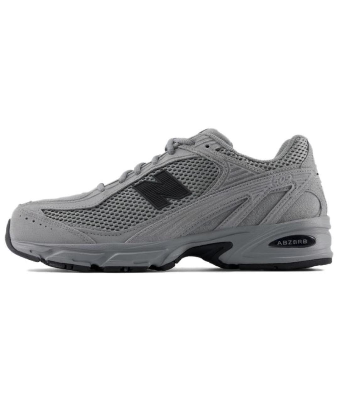 NEW BALANCE Серые замшевые кроссовки, фото 2