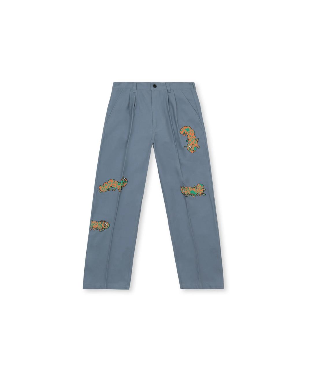 Brain Dead Голубые хлопковые брюки чинос, фото 6