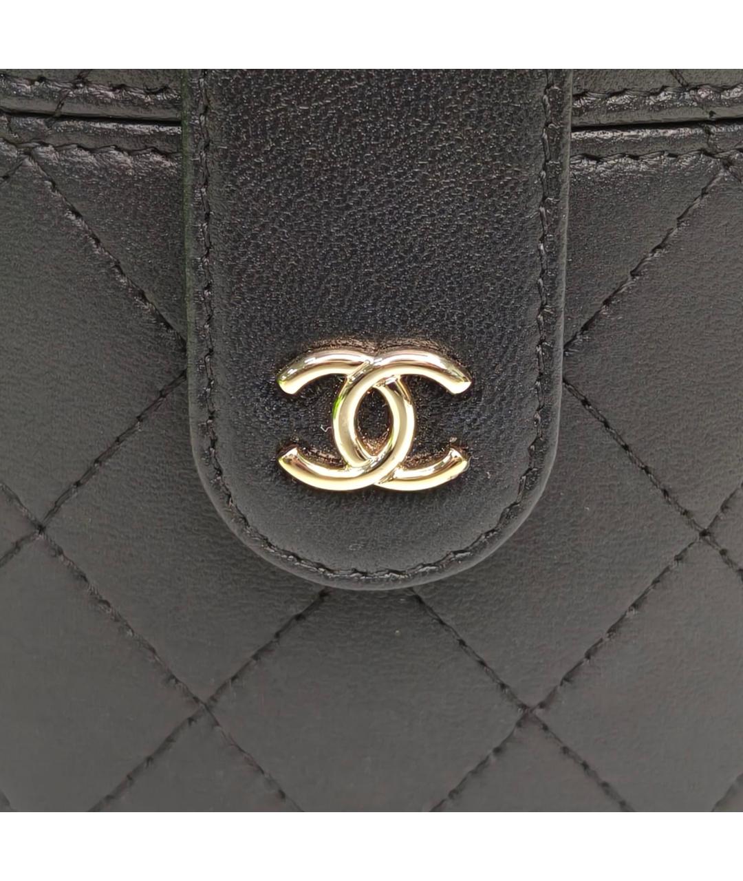 CHANEL Черная кожаная сумка через плечо, фото 7