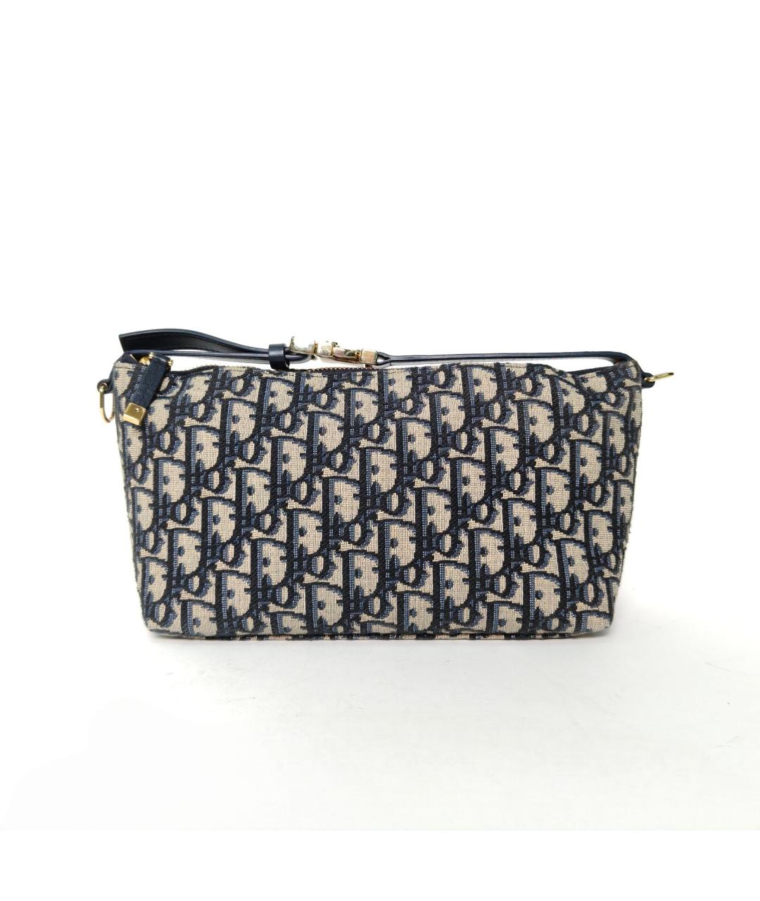 CHRISTIAN DIOR Темно-синяя сумка через плечо, фото 2